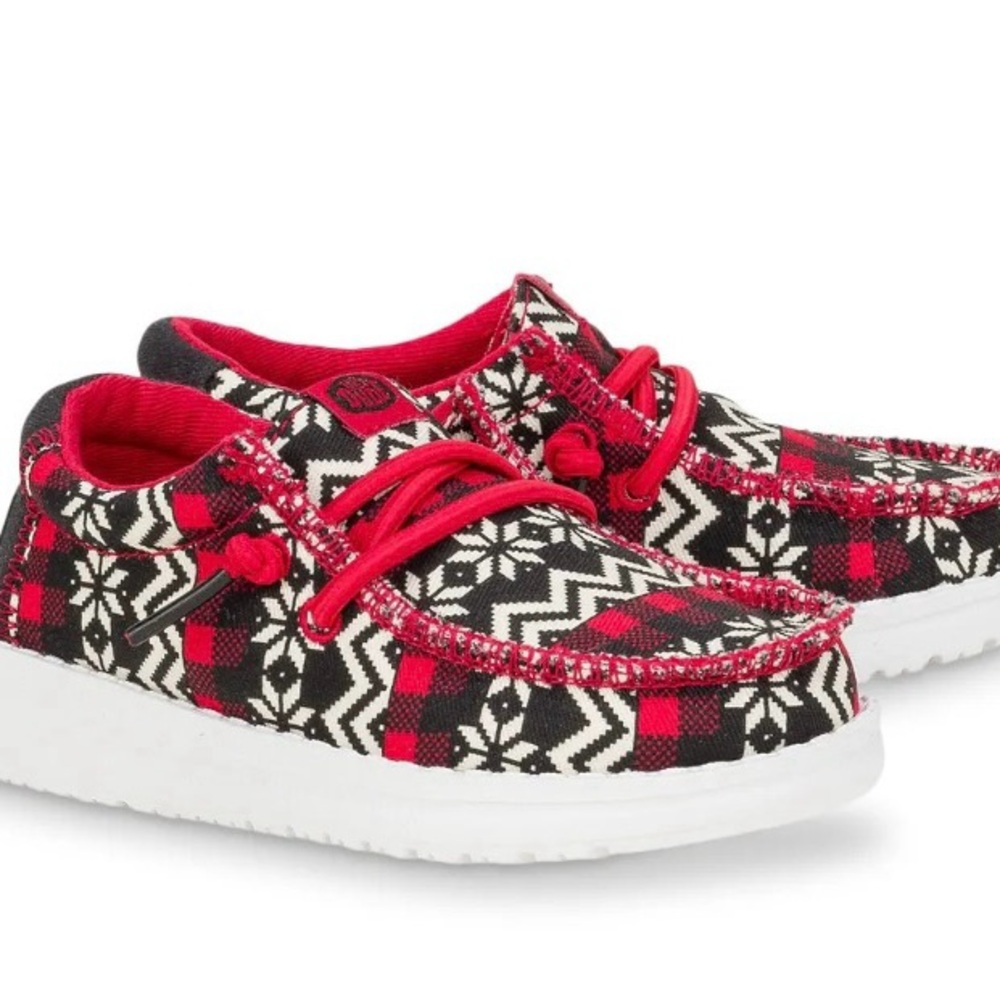 Heydude Wally Ugly Sweater Slip-On - Kids' shoe, size 11 Youth, Brand new in box